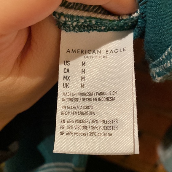 AE Ahhmazingly Soft Flannel Boyfriend Shirt - Picture 3 of 3